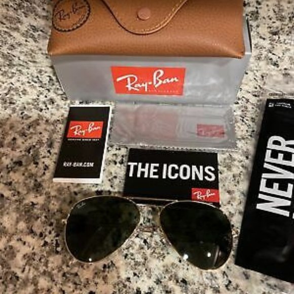 Ray Ban Aviator Sunglasses Lens main image 8